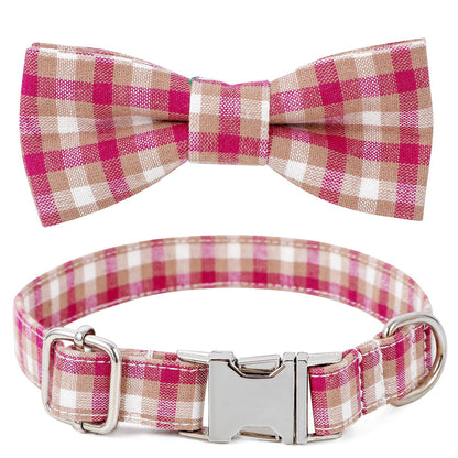 Cotton Dog Collar with Alloy Buckle – Adjustable & Comfortable Pet Collar