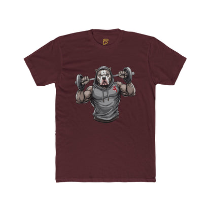 Gym Bear Strength T‑Shirt — Muscular Bear Lifting Dumbbells Workout Tee