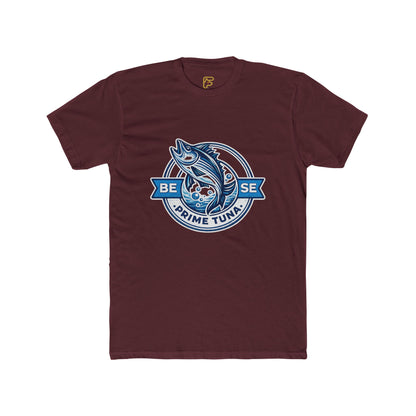 Prime Tuna Crest T-Shirt — 'Be Wise' Vintage Fishing Tee