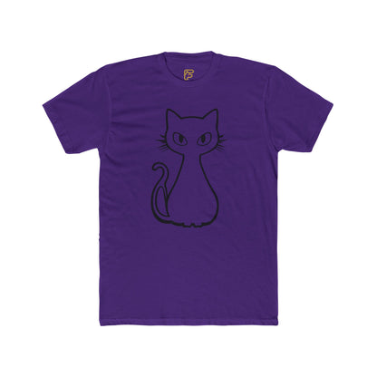 Minimal Line Art Cat T-Shirt