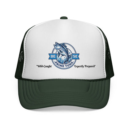 Tuna Trucker Hat — "Be Se" Prime Tuna Fishing Cap
