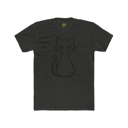 Minimal Line Art Cat T-Shirt