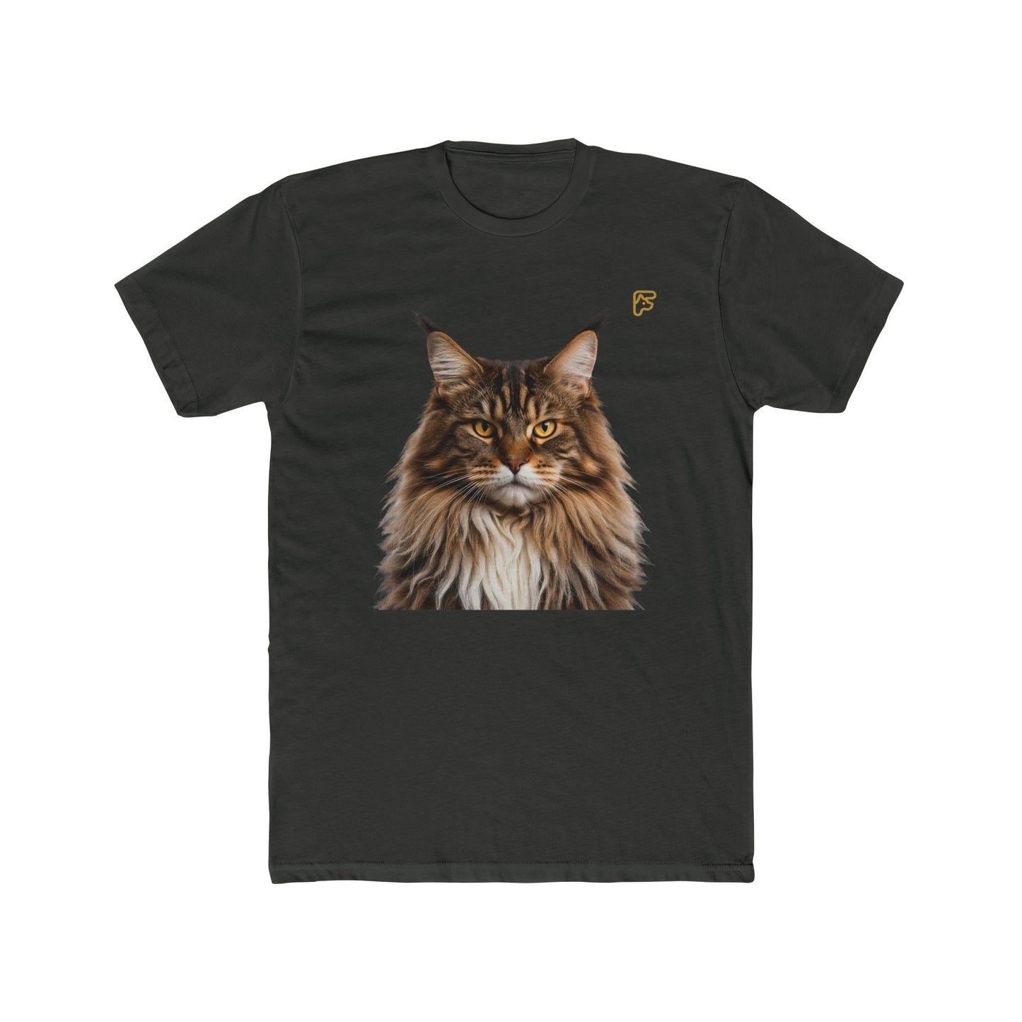 Maine Coon Cat Portrait T-Shirt