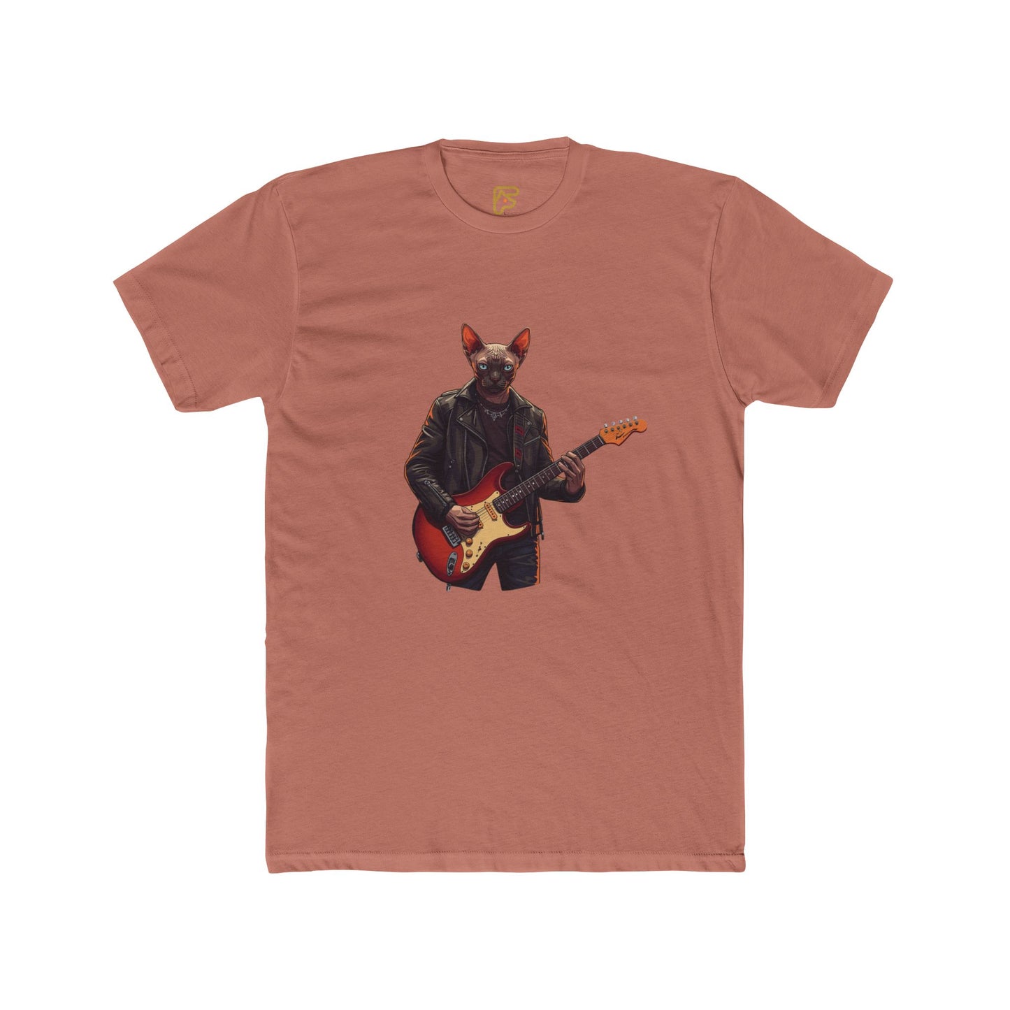 Guitar Fox Graphic Tee — Cool Rock Music Animal T‑Shirt