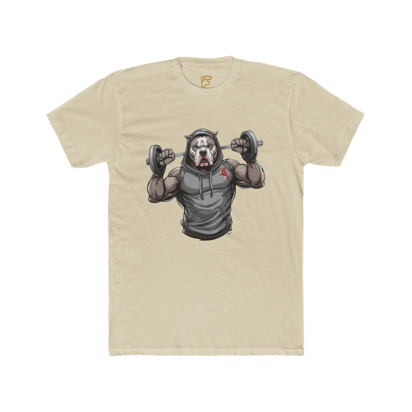 Gym Bear Strength T‑Shirt — Muscular Bear Lifting Dumbbells Workout Tee