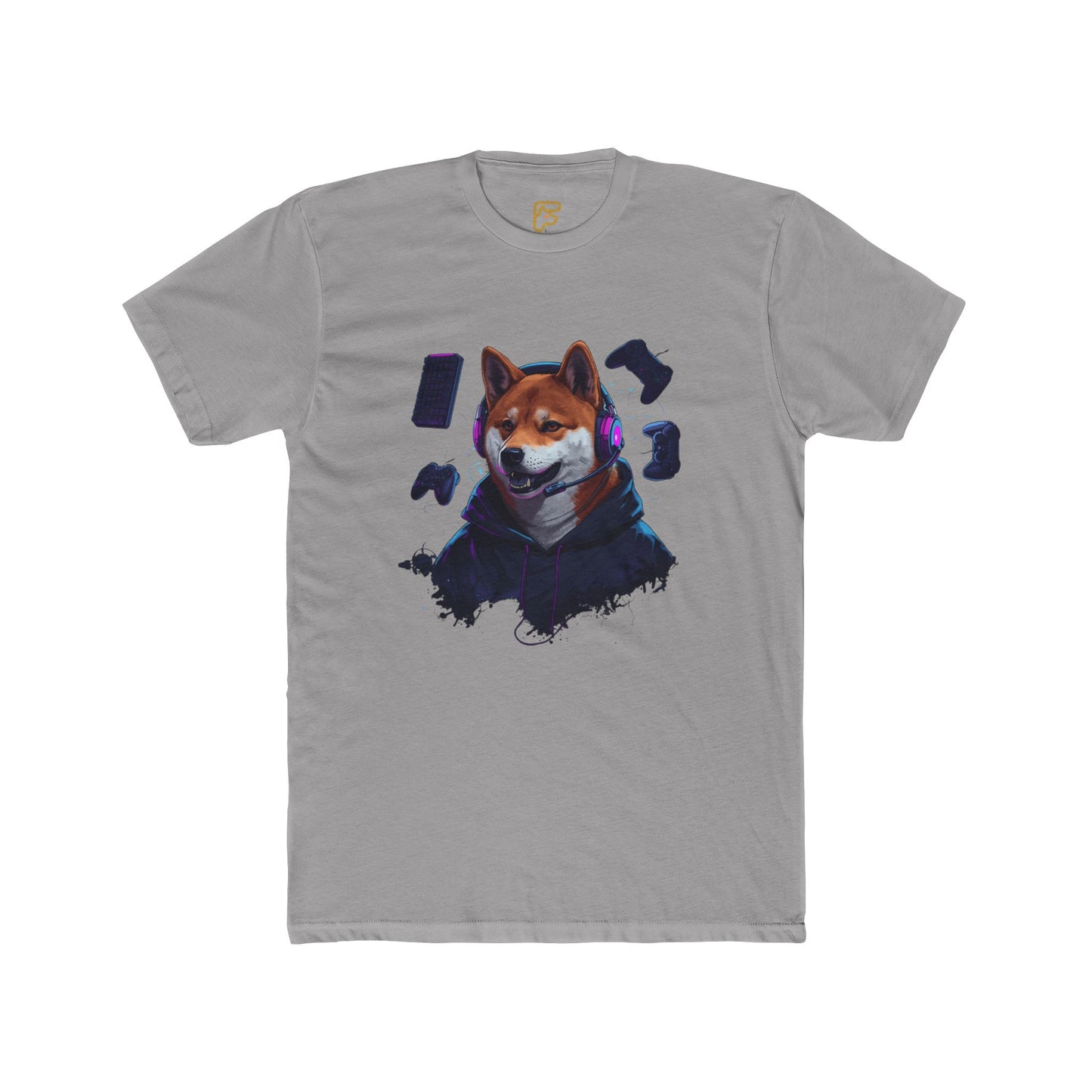 Shiba Inu Cyberpunk Tee — Cool Dog Portrait Graphic T-Shirt
