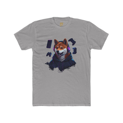 Shiba Inu Cyberpunk Tee — Cool Dog Portrait Graphic T-Shirt