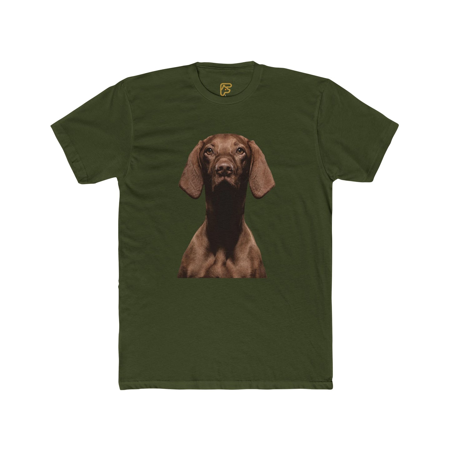 Chocolate Dachshund T‑Shirt — Realistic Dog Portrait Tee for Dog Lovers