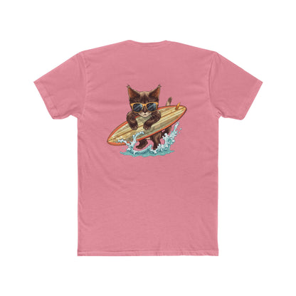 Surfing Cat T-Shirt — Vintage Surfboard Kitty Graphic Tee