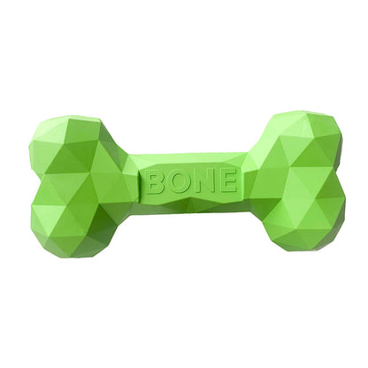 Rubber Bone Dog Chew Toy – Bite-Resistant Teeth-Cleaning Molar Toy for Small, Medium & Large Dogs