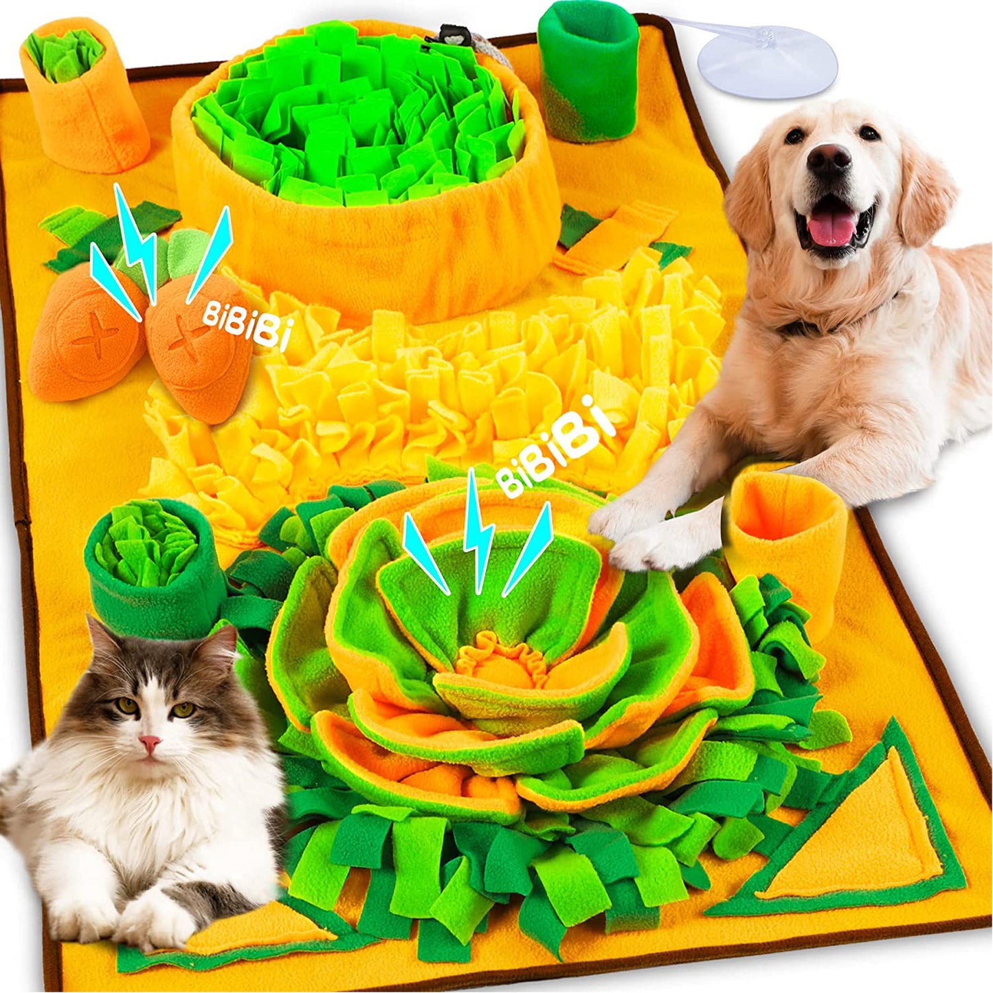 Large Snuffle Mat for Dogs – Interactive Slow Feeder & Stress Relief Training Mat