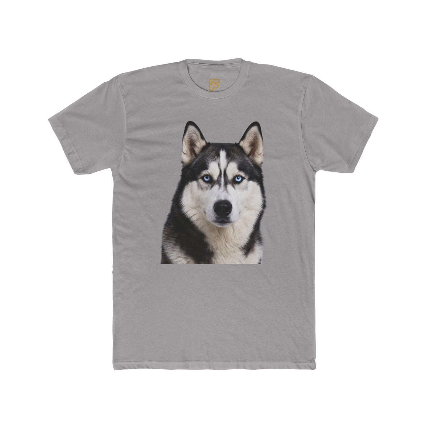 Siberian Husky Face T‑Shirt — Realistic Dog Portrait Tee