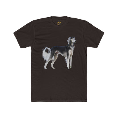 Saluki Dog Illustration T‑Shirt — Elegant Sighthound Artwork Tee