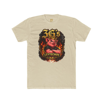 3G's Leytechon Pig Graphic Tee — Vintage Flame Streetwear Shirt