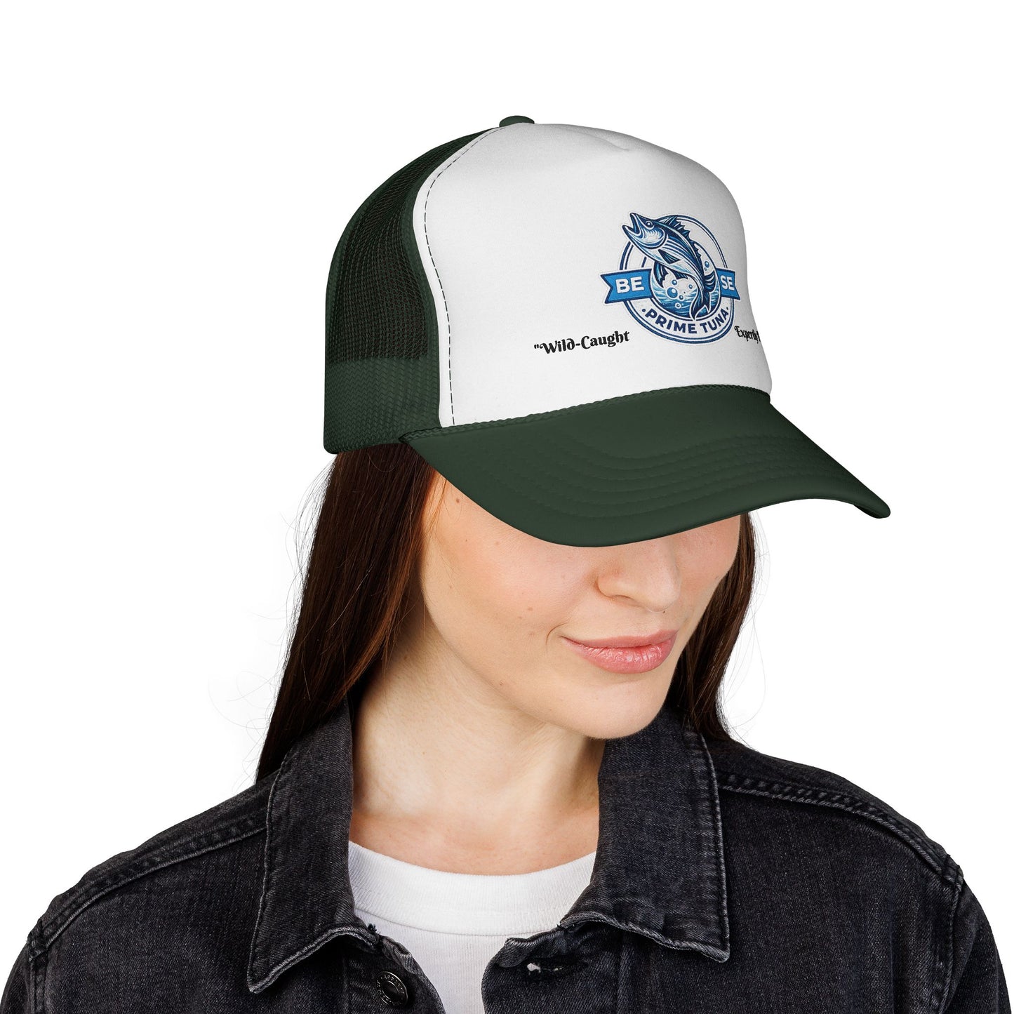 Tuna Trucker Hat — "Be Se" Prime Tuna Fishing Cap
