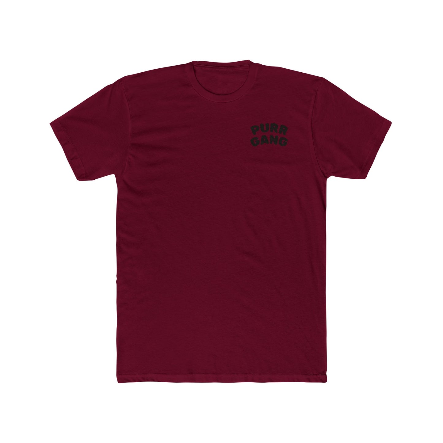Purr Gang Cat Tee — Graphic Cat Portrait Crewneck Tee