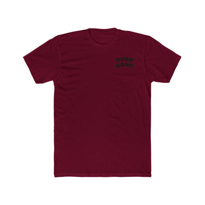 Purr Gang Cat Tee — Graphic Cat Portrait Crewneck Tee