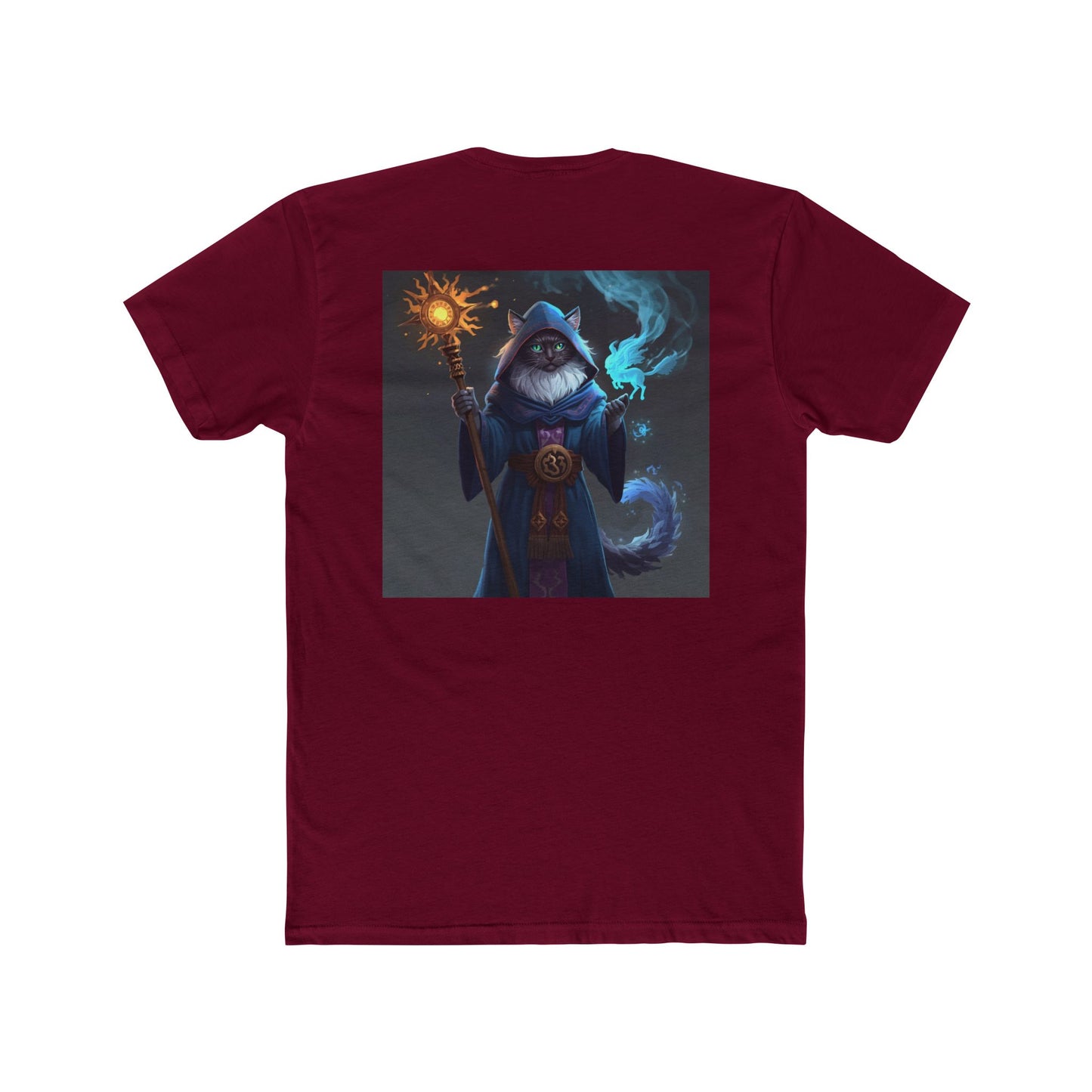 Wizard Cat Tee — Fantasy Mage Cat Graphic T-Shirt