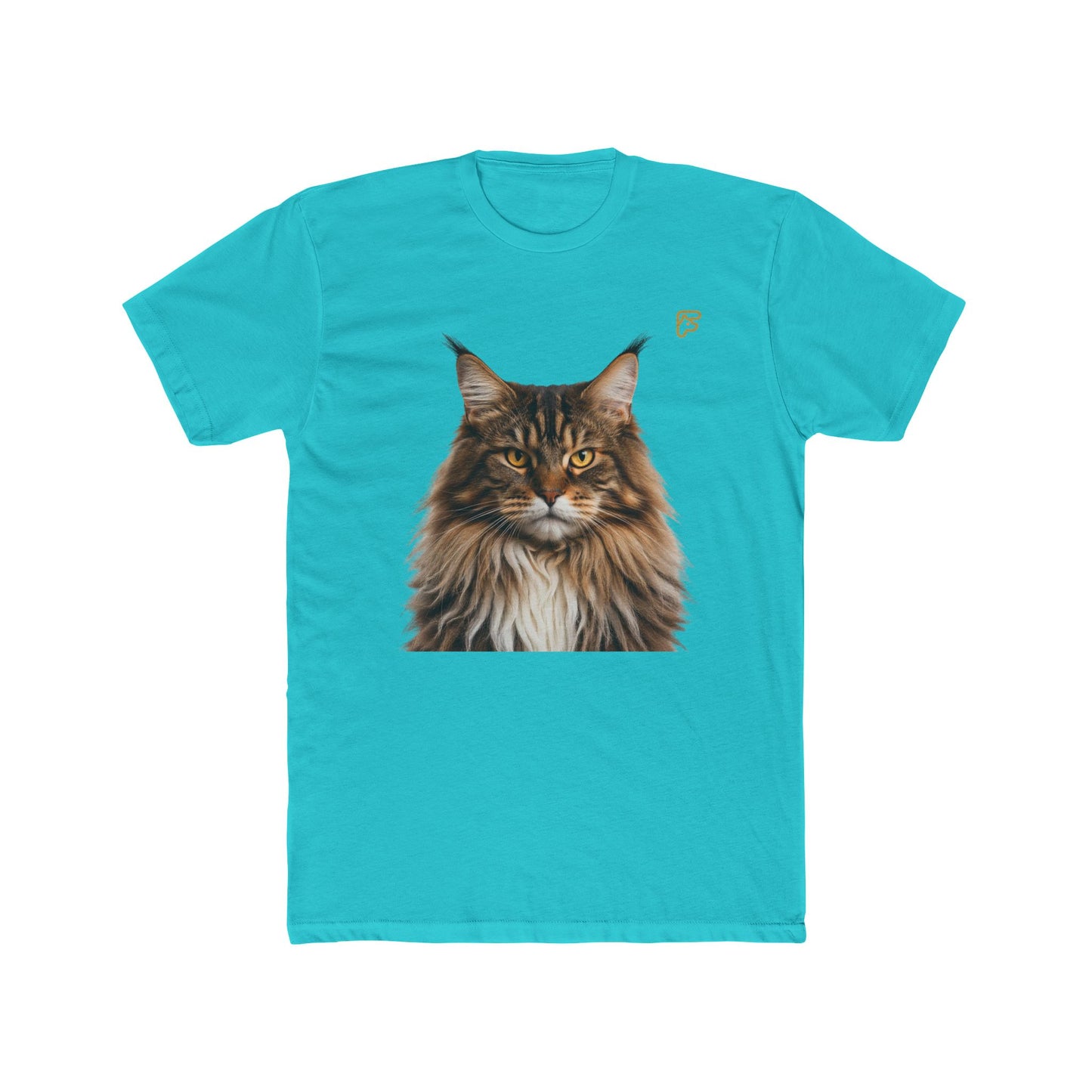 Maine Coon Cat Portrait T-Shirt