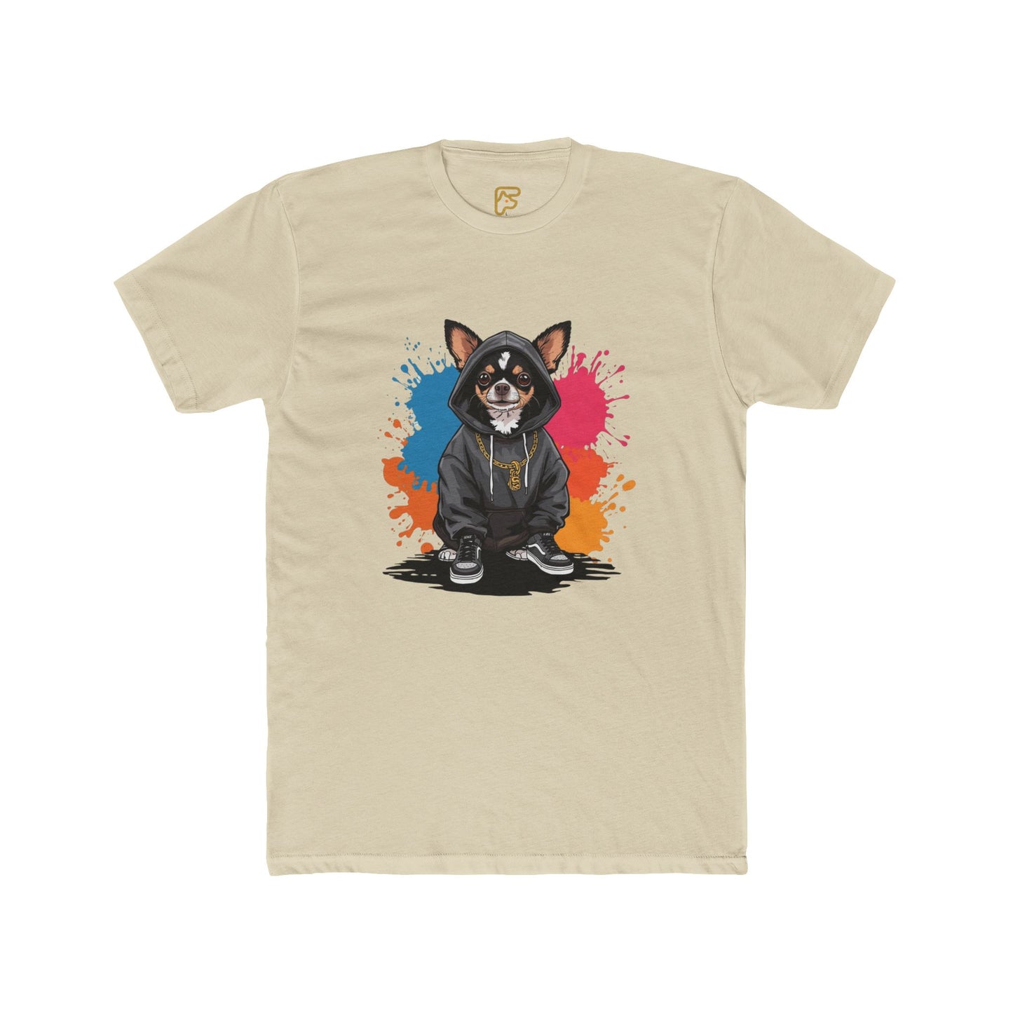 Urban Corgi Hoodie Tee — Cute Corgi in Hoodie Graphic T-Shirt