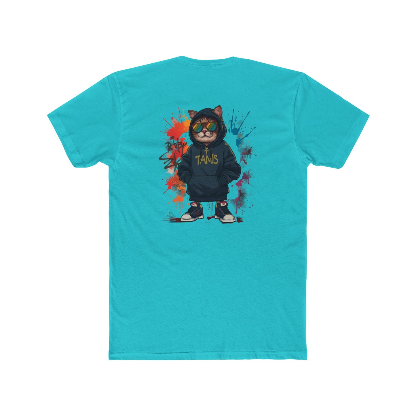 Cat Streetwear Tee — Graphic Hoodie Cat Design ("TAMS")