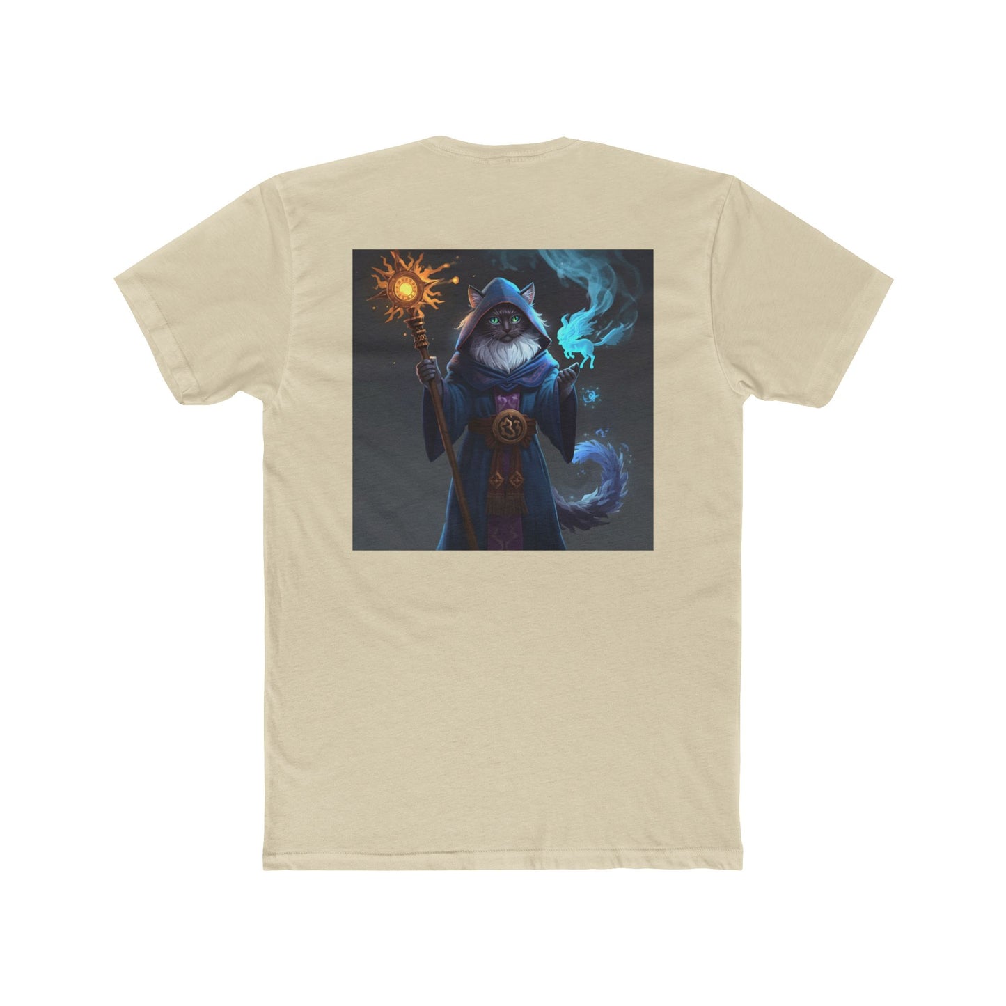 Wizard Cat Tee — Fantasy Mage Cat Graphic T-Shirt