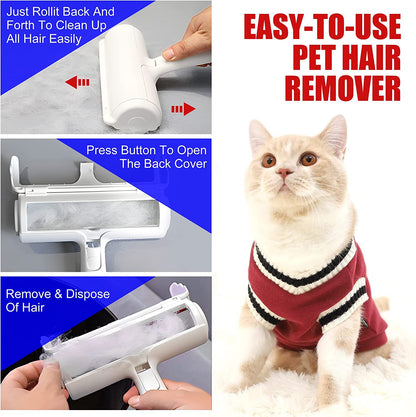 Pet Hair Remover Roller – Reusable Lint & Fur Picker