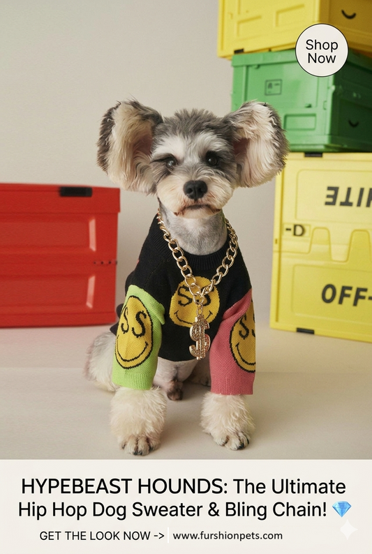 "Big Bark" Hip Hop Gold Chain for Dogs – Dollar Sign Pendant Necklace