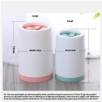 Pet Paw Cleaning Cup – Portable Dog Foot Washer with Soft Bristles (Gray/Green/Pink)