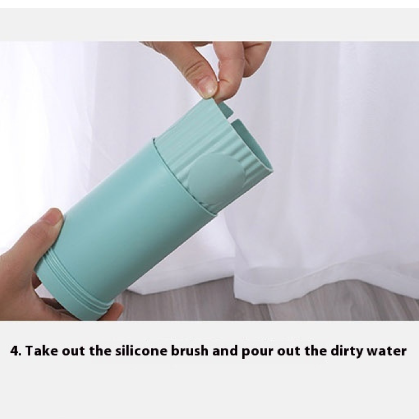 Pet Paw Cleaning Cup – Portable Dog Foot Washer with Soft Bristles (Gray/Green/Pink)