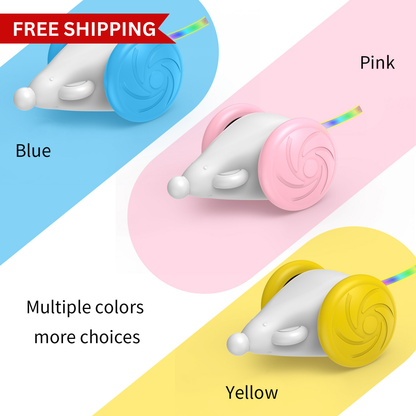 Automatic Luminous Mad Mouse Toy – LED Interactive Cat Toy