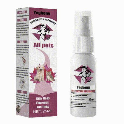 Herbal Pet Grooming Spray for Dogs & Cats – Soothing Coat Care & Insect Repellent Mist