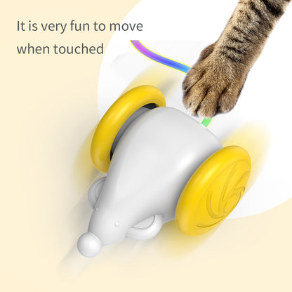 Automatic Luminous Mad Mouse Toy – LED Interactive Cat Toy