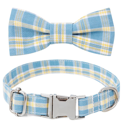 Cotton Dog Collar with Alloy Buckle – Adjustable & Comfortable Pet Collar