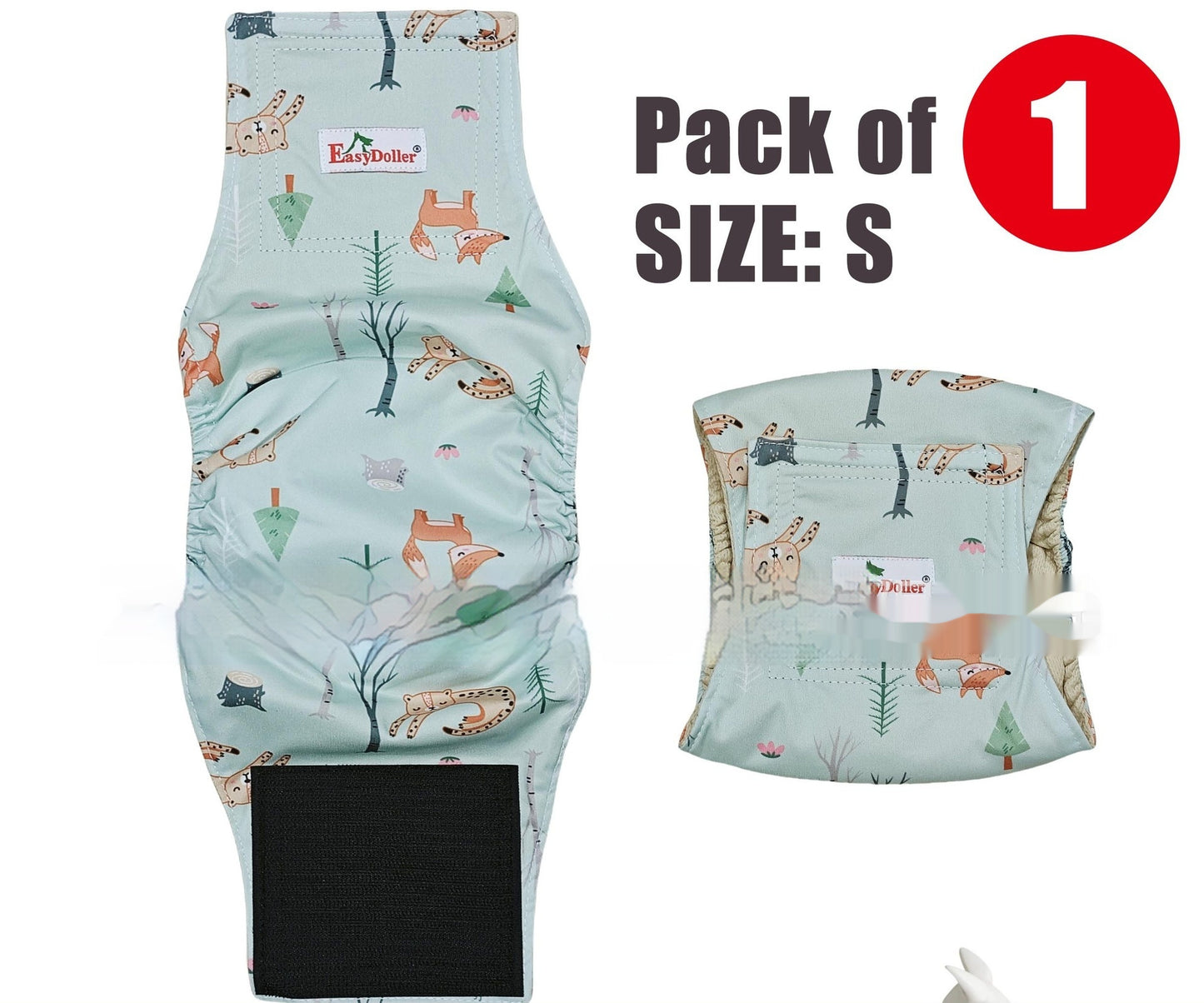 Washable Dog Diaper Pants – Reusable Adjustable Male & Female Pet Diapers, Eco-Friendly & Comfortable