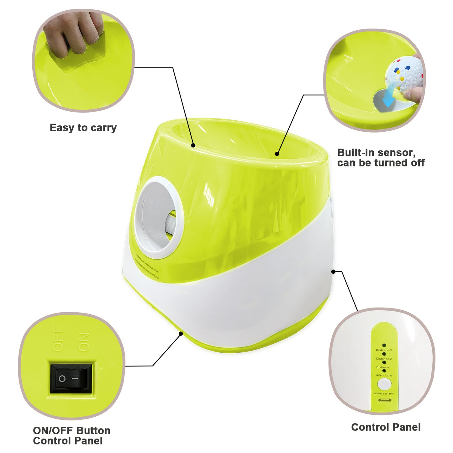 Interactive Dog Tennis Ball Launcher – Outdoor Fetch & Training Toy