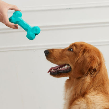 Rubber Bone Dog Chew Toy – Bite-Resistant Teeth-Cleaning Molar Toy for Small, Medium & Large Dogs