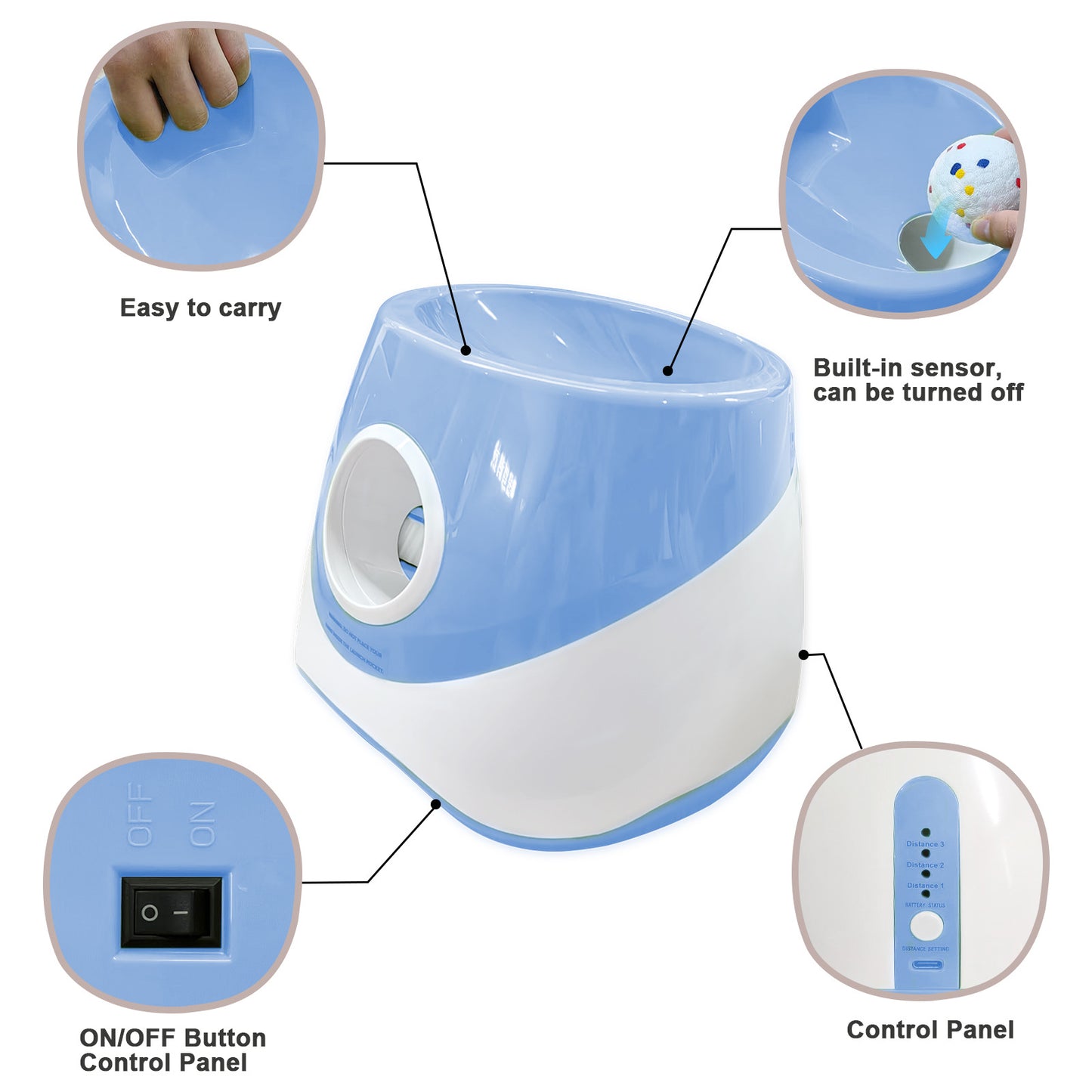 Interactive Dog Tennis Ball Launcher – Outdoor Fetch & Training Toy