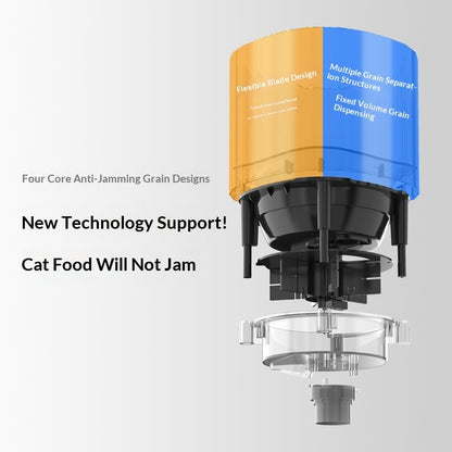 Automatic Pet Feeder with Anti-Jam System – 4L Timed Food Dispenser for Cats & Dogs