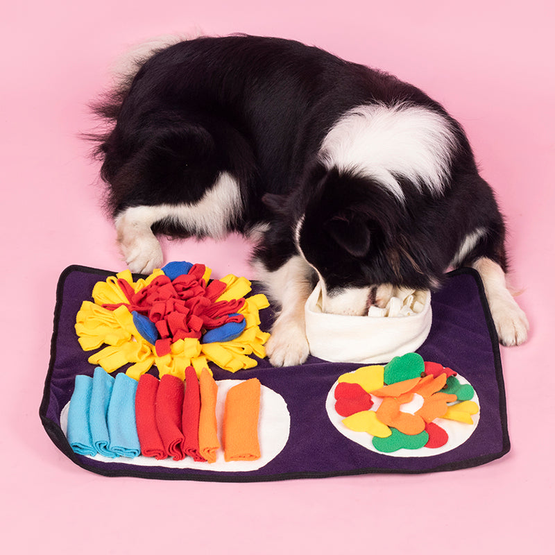 Italian Feast Snuffle Mat – Durable Machine WashaItalian Feast Snuffle Mat – Durable Machine Washable Dog Foraging & Slow Feeder Matble Dog Foraging Mat