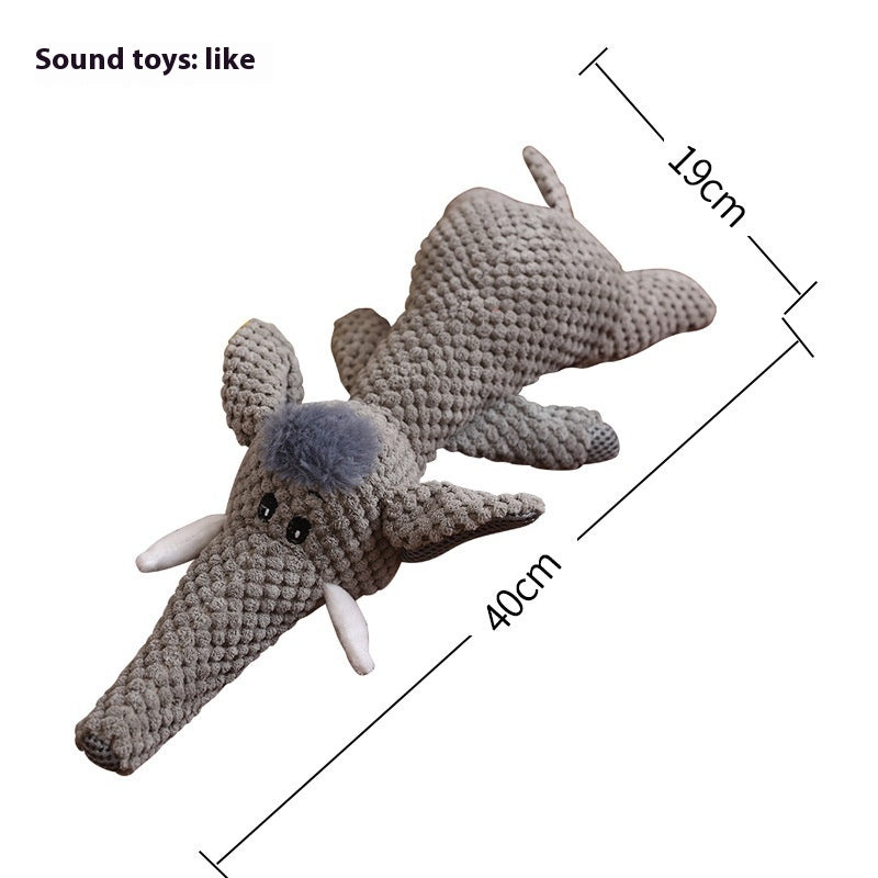 Interactive Plush Dog Toy – Soft Chew & Teeth Cleaning Toy for Dogs