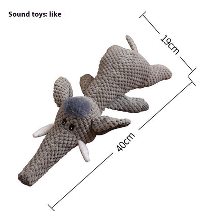 Interactive Plush Dog Toy – Soft Chew & Teeth Cleaning Toy for Dogs