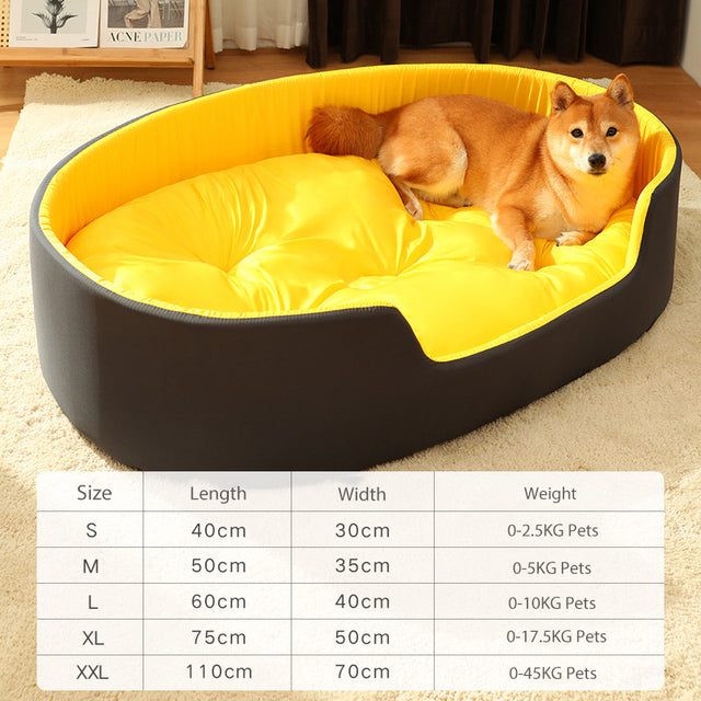 Soft Pet Bed Nest – Cozy Dog & Cat Sleeping Mat