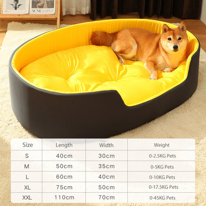 Soft Pet Bed Nest – Cozy Dog & Cat Sleeping Mat