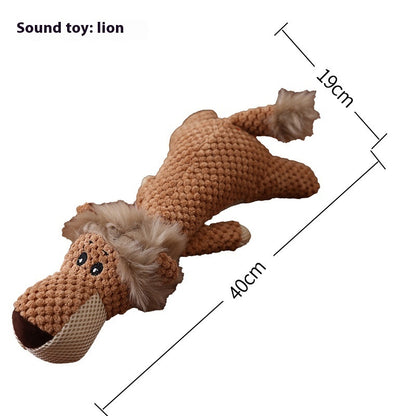 Interactive Plush Dog Toy – Soft Chew & Teeth Cleaning Toy for Dogs