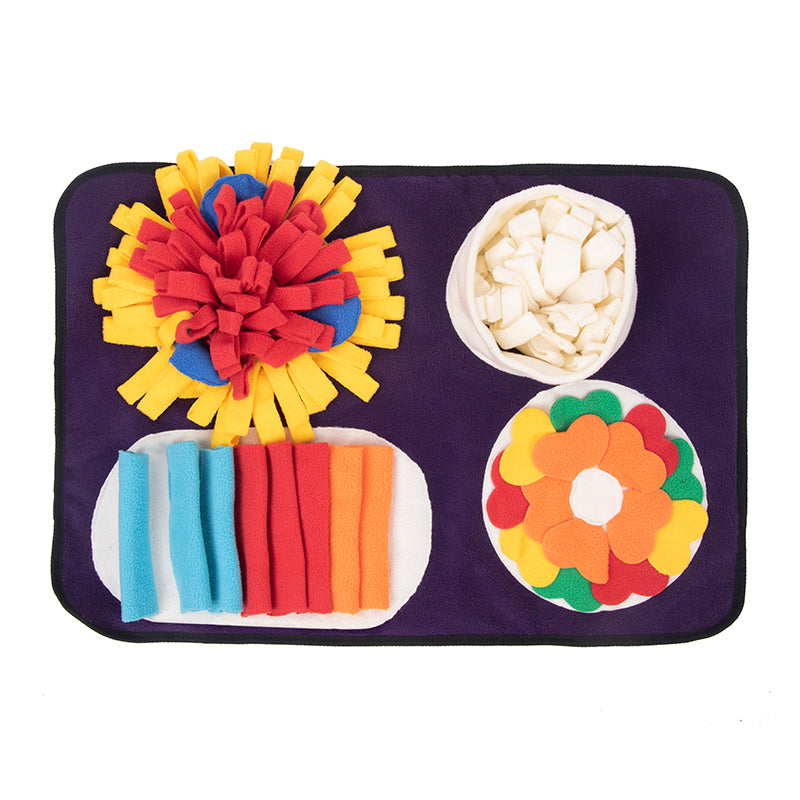 Italian Feast Snuffle Mat – Durable Machine WashaItalian Feast Snuffle Mat – Durable Machine Washable Dog Foraging & Slow Feeder Matble Dog Foraging Mat