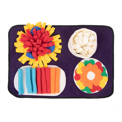 Italian Feast Snuffle Mat – Durable Machine WashaItalian Feast Snuffle Mat – Durable Machine Washable Dog Foraging & Slow Feeder Matble Dog Foraging Mat