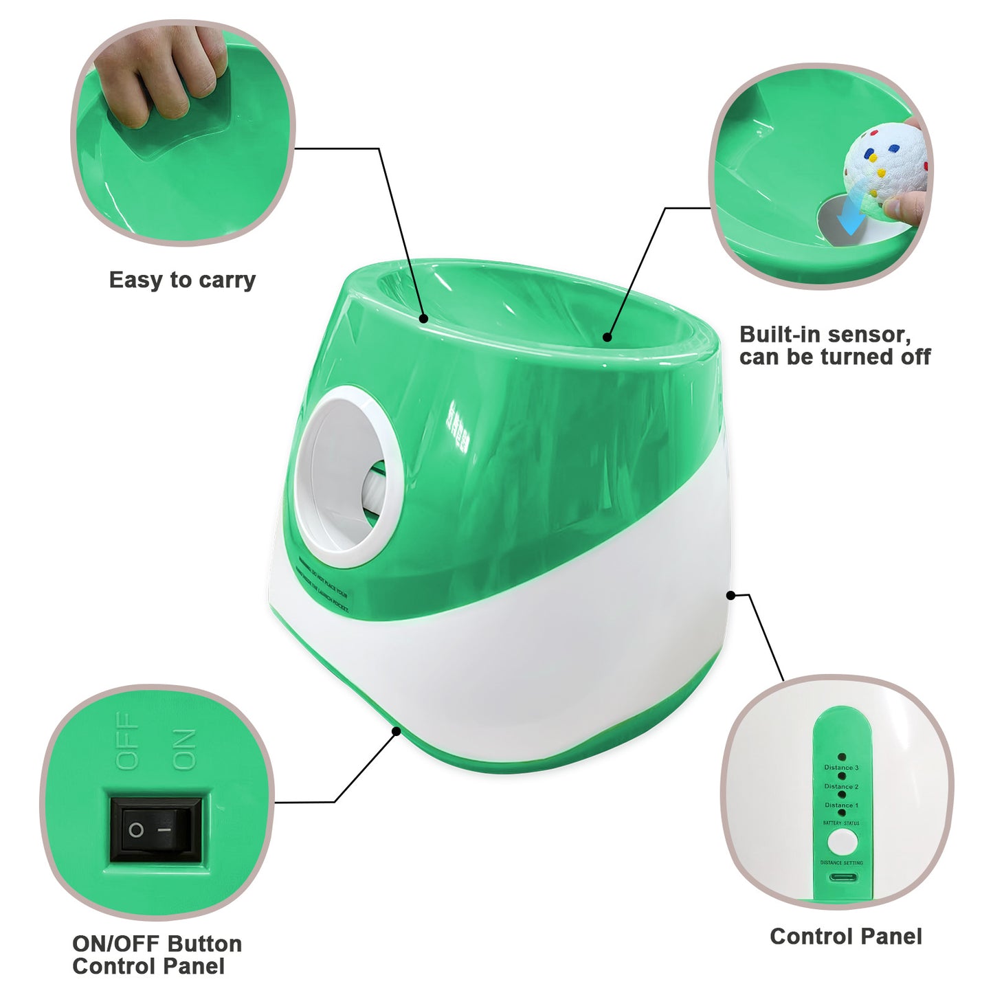 Interactive Dog Tennis Ball Launcher – Outdoor Fetch & Training Toy