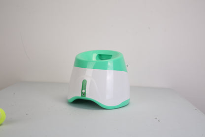 Automatic Dog Ball Launcher with 6 Tennis Balls – Rechargeable Interactive Fetch Machine with 3 Distance Settings for Small & Medium Dogs