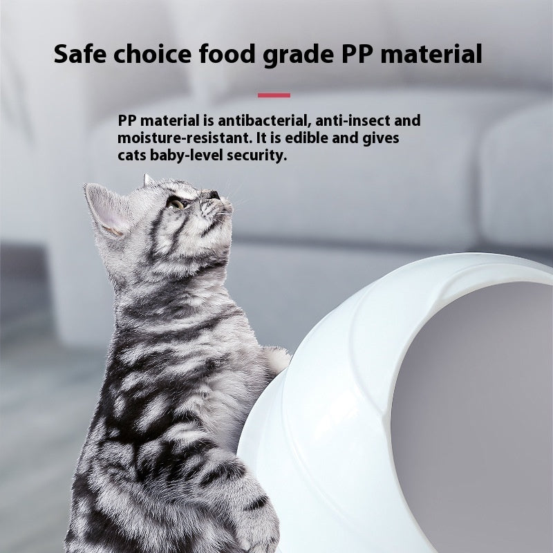 Fully Enclosed Cat Litter Box – Deodorizing Covered Litter Tray